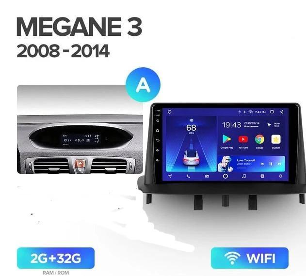 RENAULT MEGANE 3 - 2009-2015  НАВИГАЦИЯ ANDROID